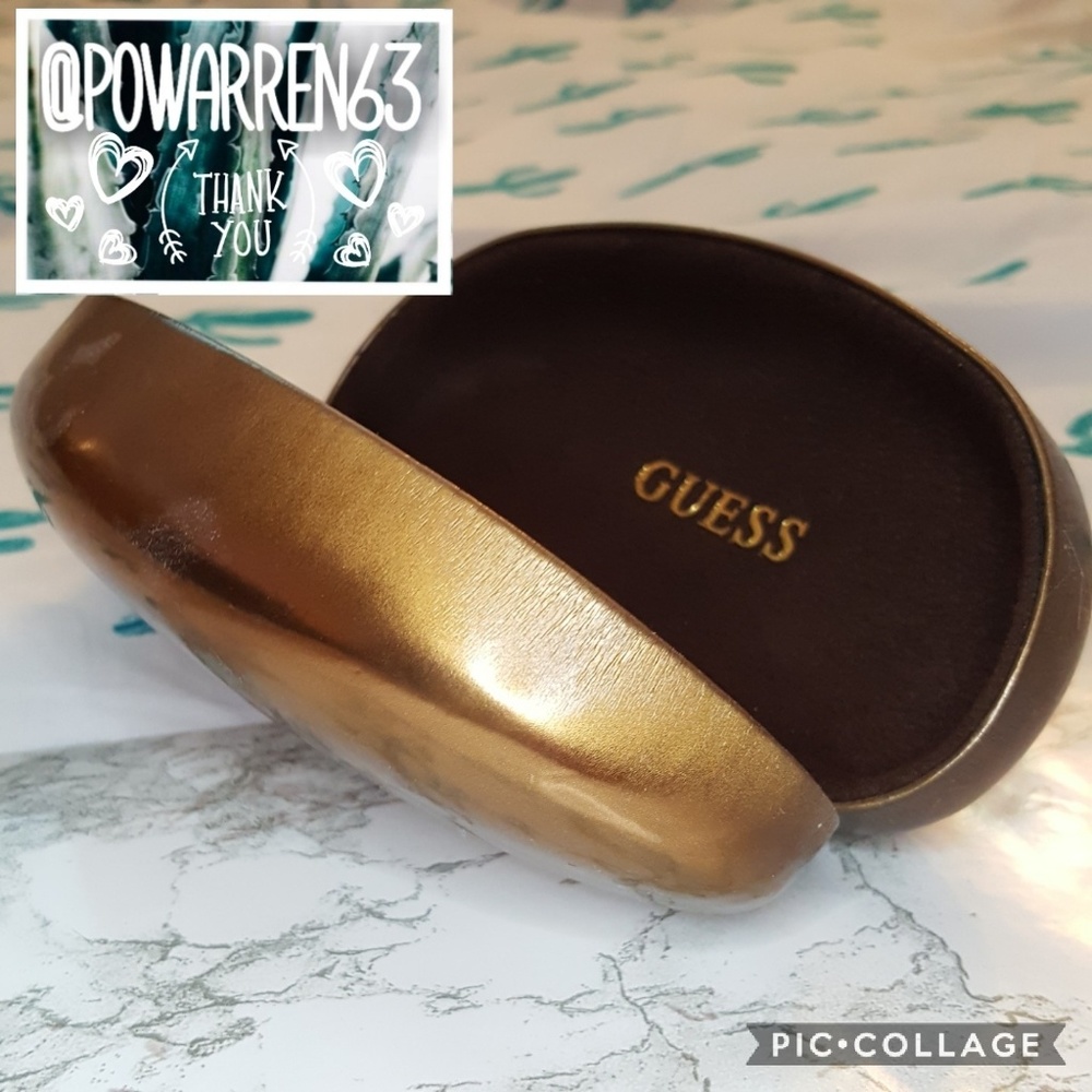 Gold Sunglasses Case